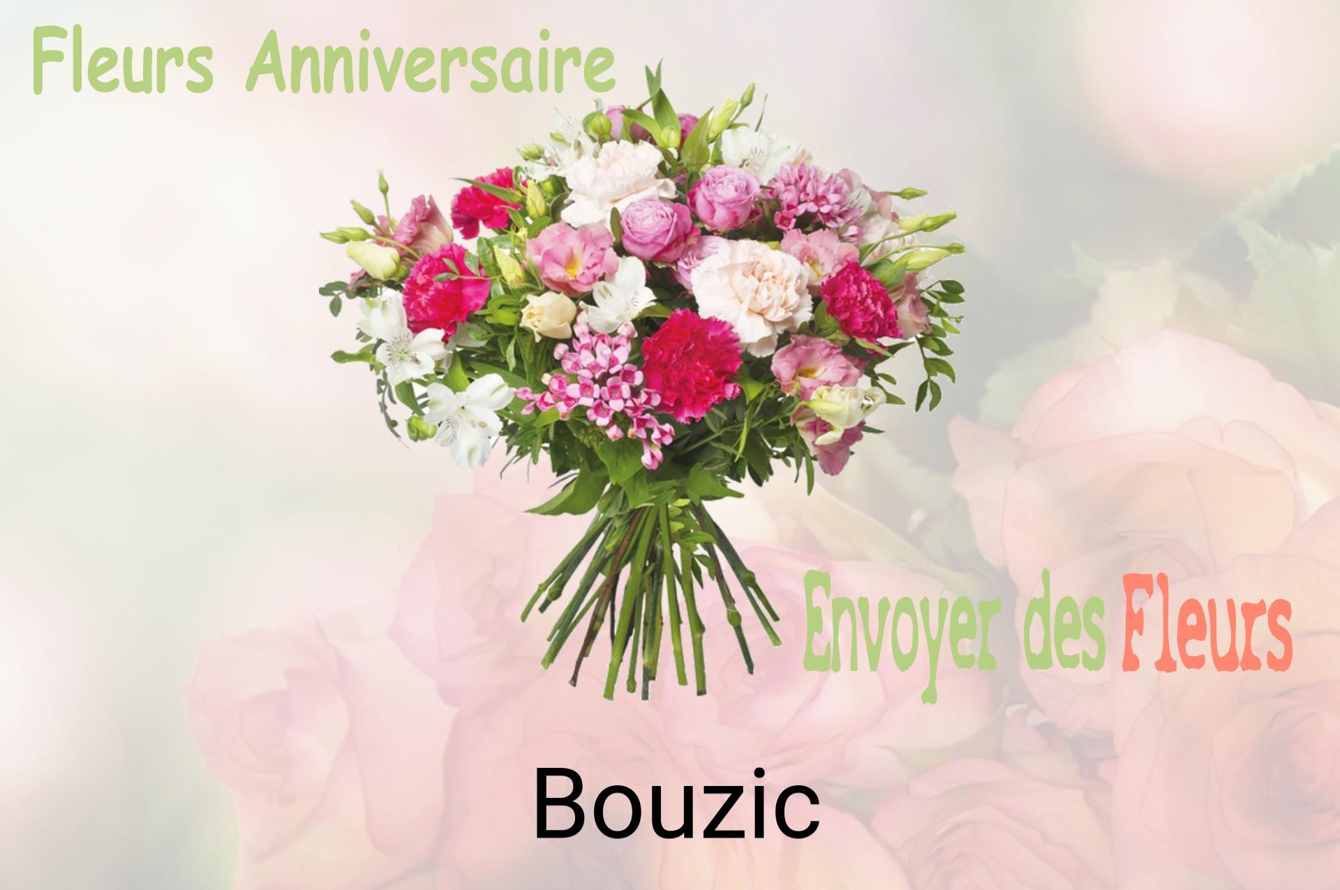 Bouquet de fleurs d’anniversaire livré à Bouzic